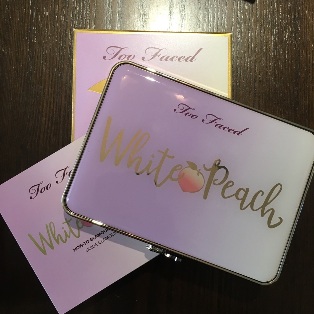 🍑NEW Too Faced WHITE PEACH Eyeshadow Palette - Picture 3 of 8